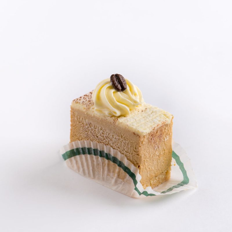 Cheesecake Slice – Espresso, from the Small Pastries range at Corica Pastries, Northbridge