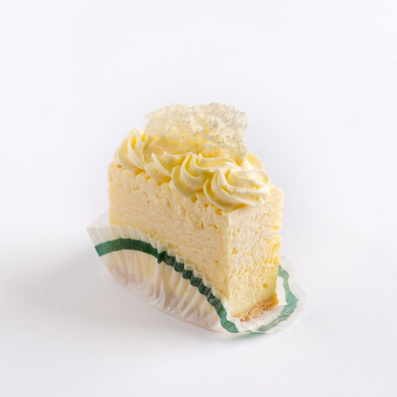 Cheesecake Slice – White Chocolate, from the Small Pastries range at Corica Pastries, Northbridge